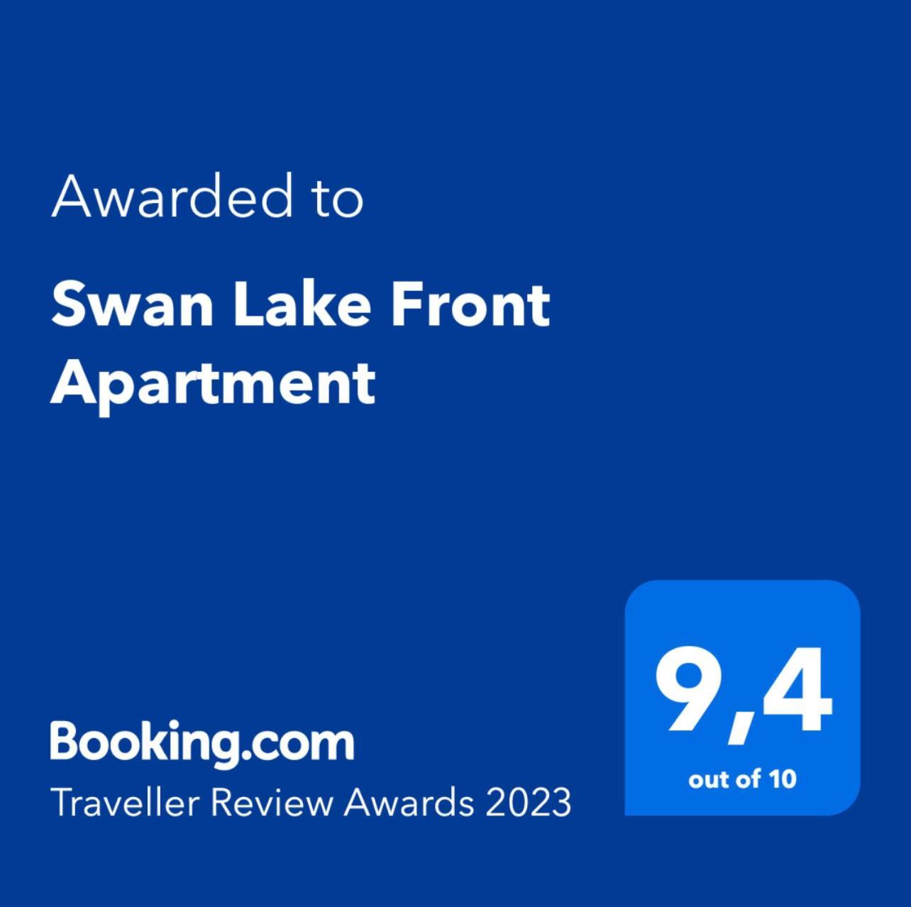 Swan Lake Front Apartment Kastoria Buitenkant foto